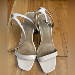 ASOS Cream Heeled Sandals